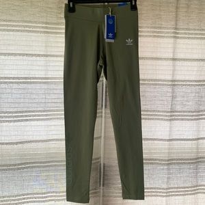 Adidas Leggings, Size - Small, Color - Tent Green